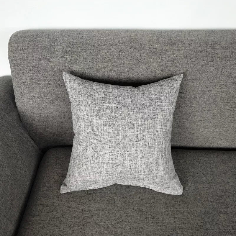 1PC Pillowcase Cushion Cover Throw Waist Pillow Case Cotton Linen Sofa Couch Bed