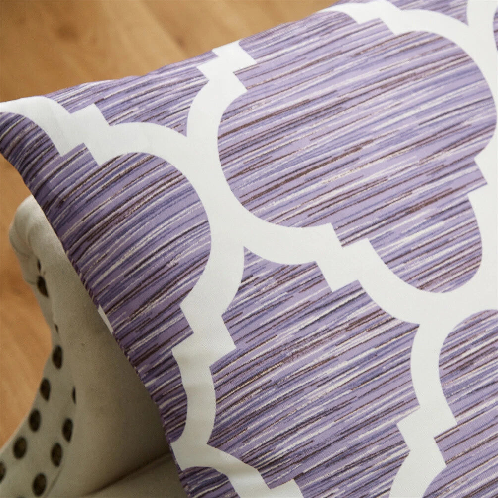 2 x Decorative Honor Throw Pillow Covers for Couch Bed Sofa Simple Pillow Cases