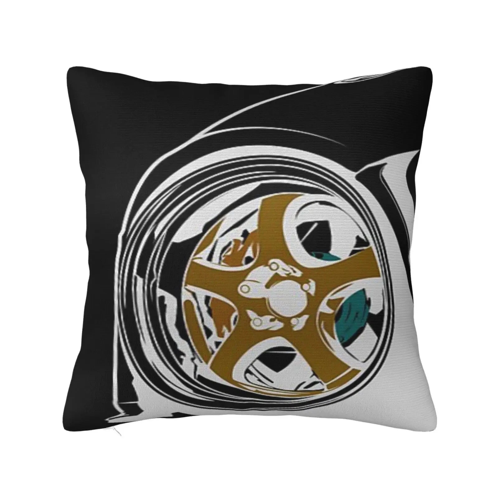 BBS Pattern Print Bedding Pillows Cushion Covers Sofa Pillowcases Pillow Case