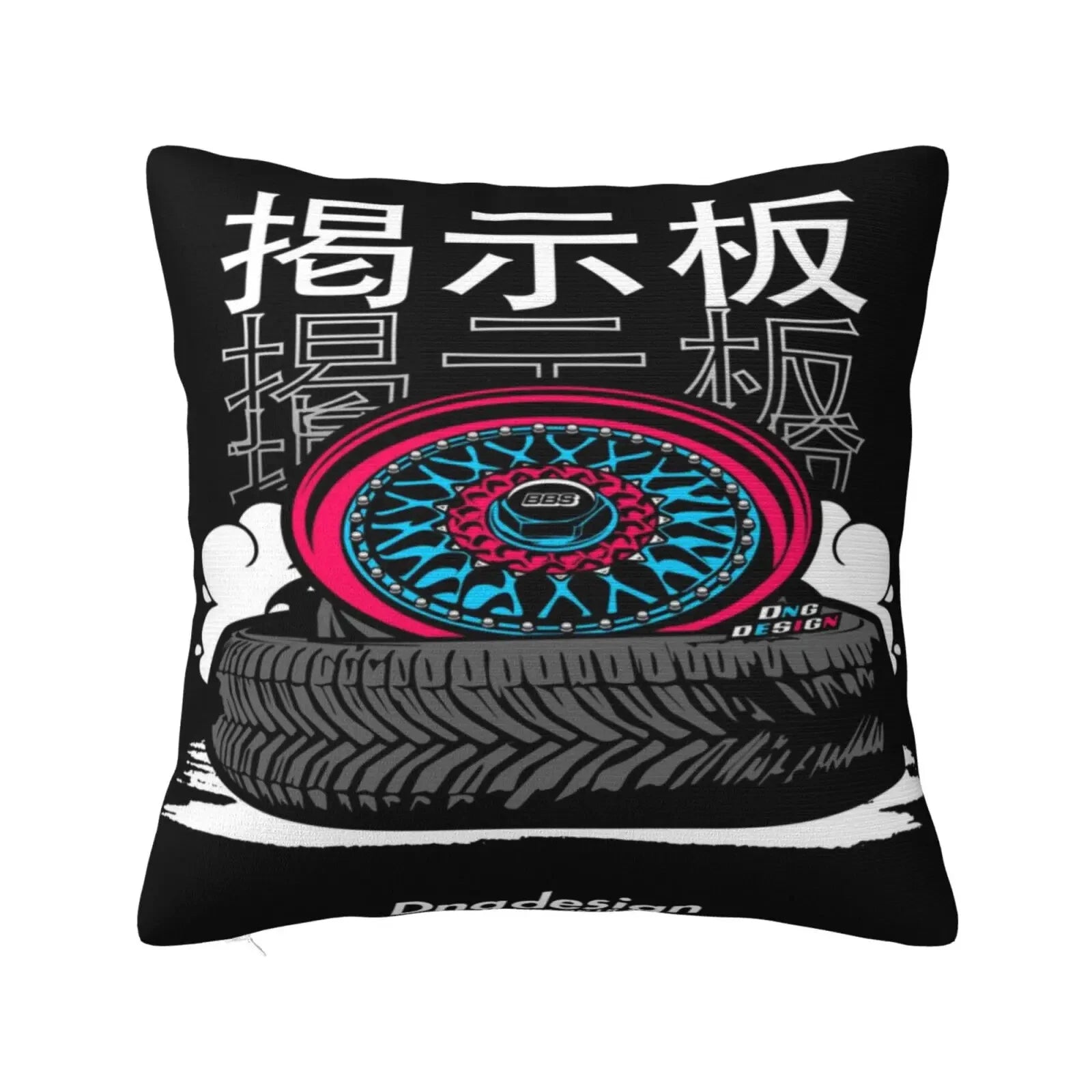 BBS Pattern Print Bedding Pillows Cushion Covers Sofa Pillowcases Pillow Case