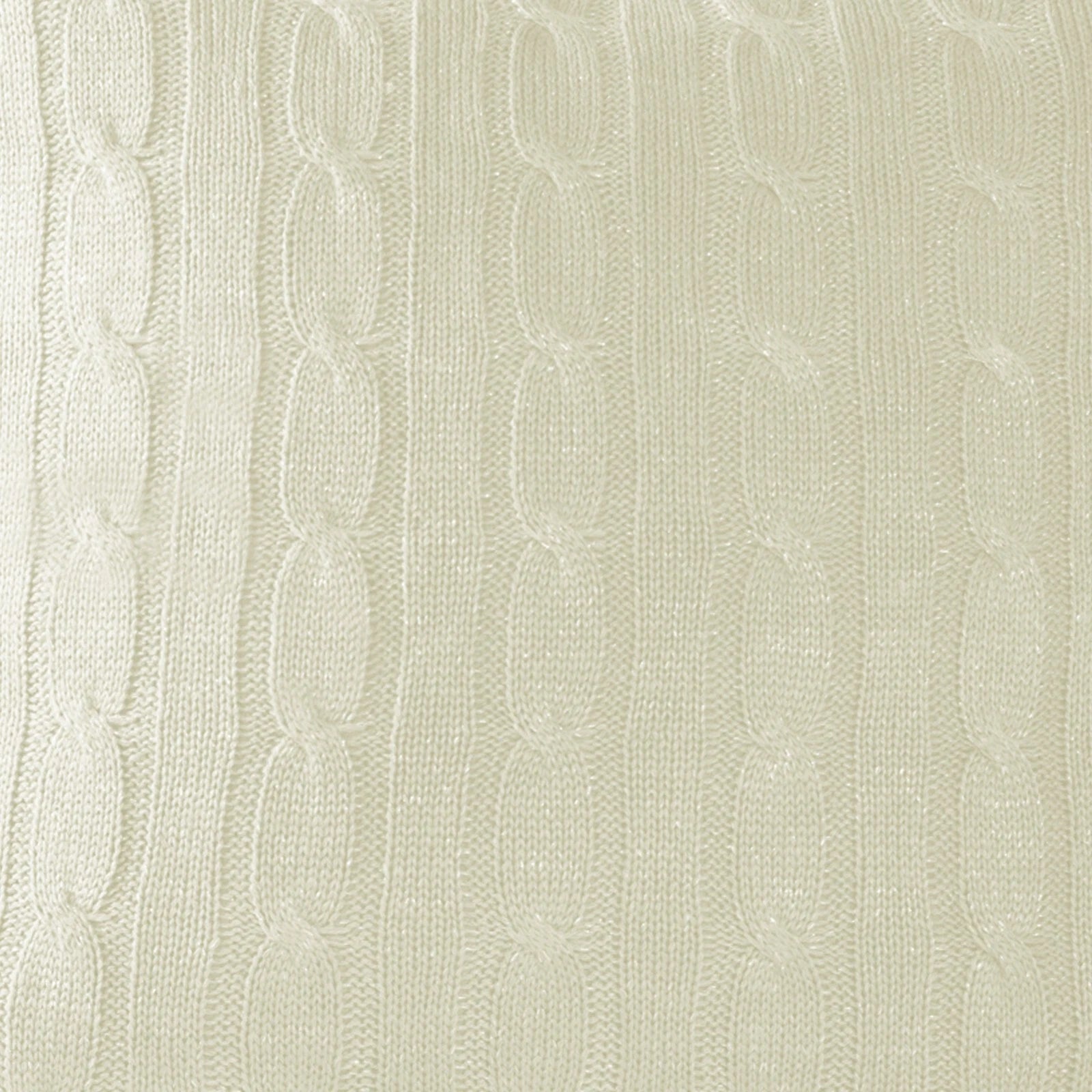 2x Cable Knit Decorative Throw Pillow Cover Square Warm Cushion Cover for Couch