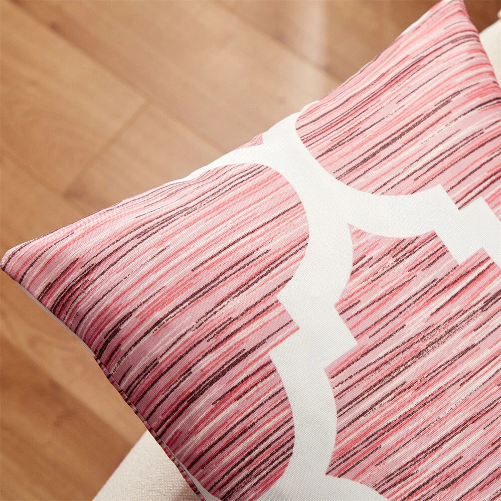 2 x Decorative Honor Throw Pillow Covers for Couch Bed Sofa Simple Pillow Cases