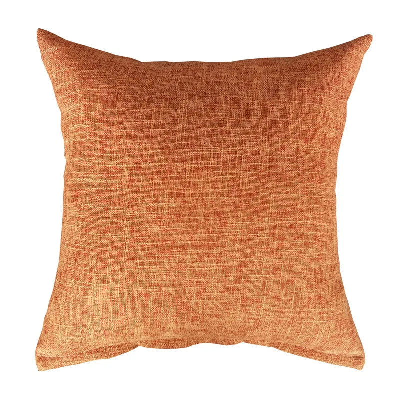 1PC Pillowcase Cushion Cover Throw Waist Pillow Case Cotton Linen Sofa Couch Bed
