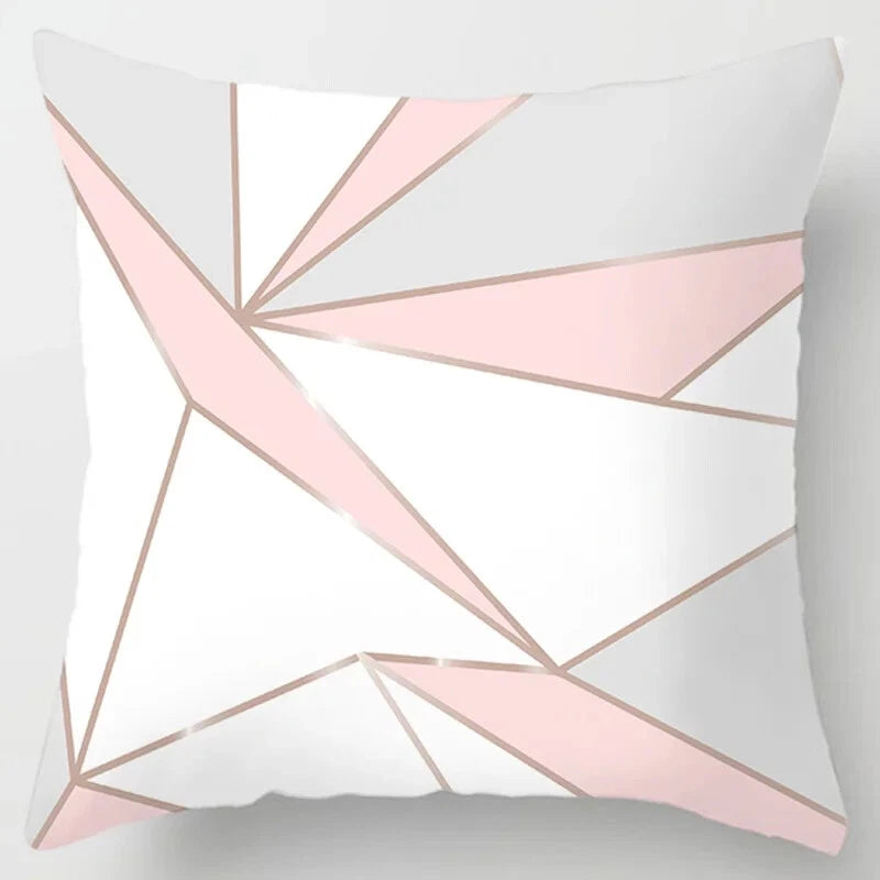 45x45cm Pink Printed Pillowcase Decoration Sofa Cushion Cover Bed  Home  Car