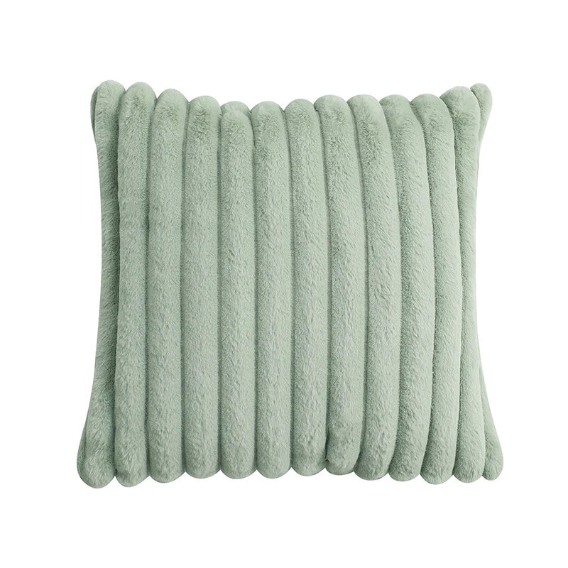 16" 18" 20" 22" 24" Plush Velvet Cushion Cover Sofa Bed Soft Plain Pillow Case