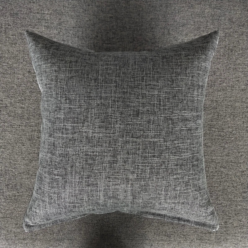 1PC Pillowcase Cushion Cover Throw Waist Pillow Case Cotton Linen Sofa Couch Bed