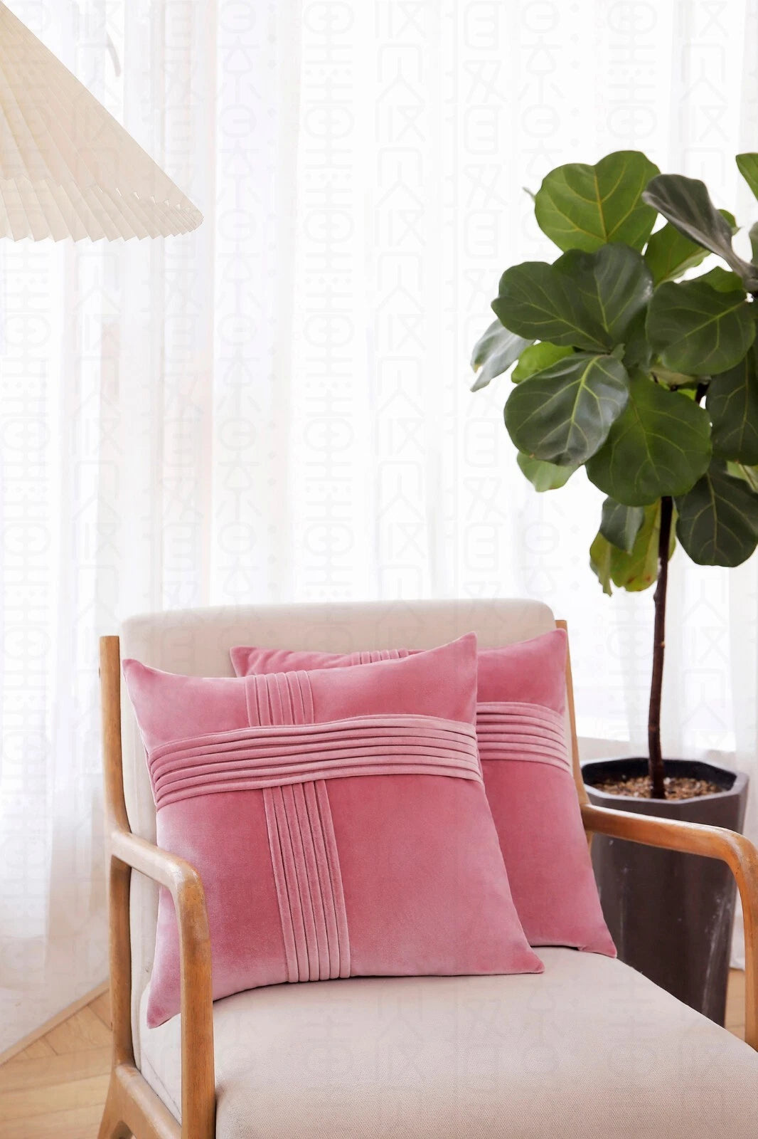 2 Pack Throw Pillow Covers  Sofa Decor Cushion Cases Velvet Premium Cushion