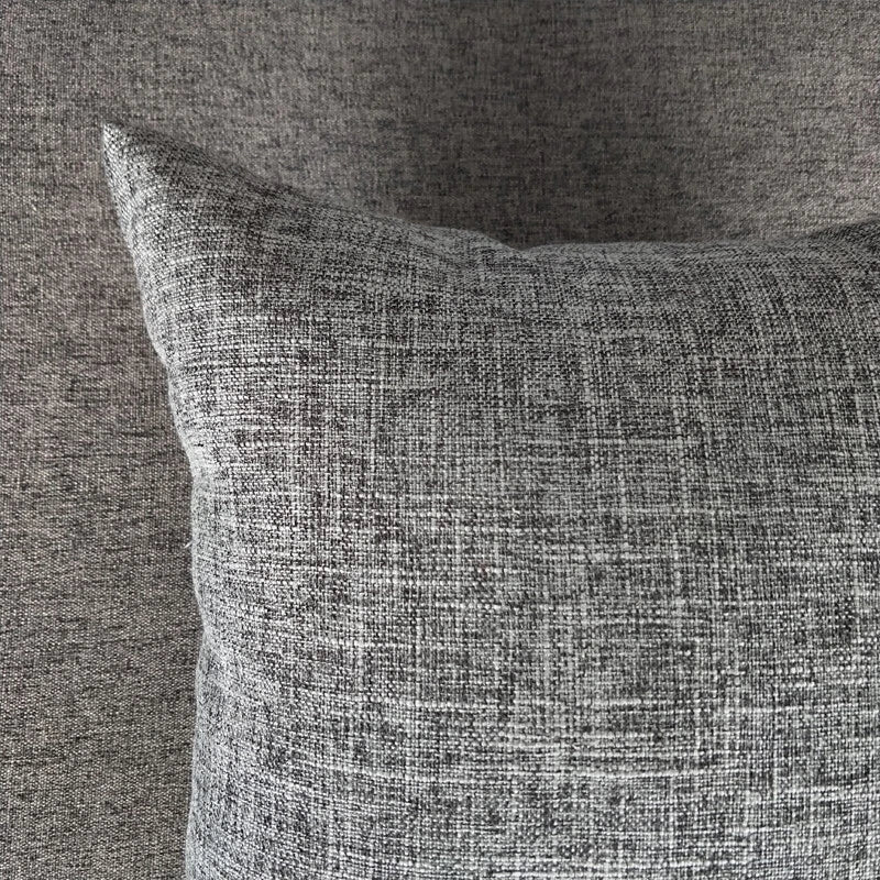 1PC Pillowcase Cushion Cover Throw Waist Pillow Case Cotton Linen Sofa Couch Bed