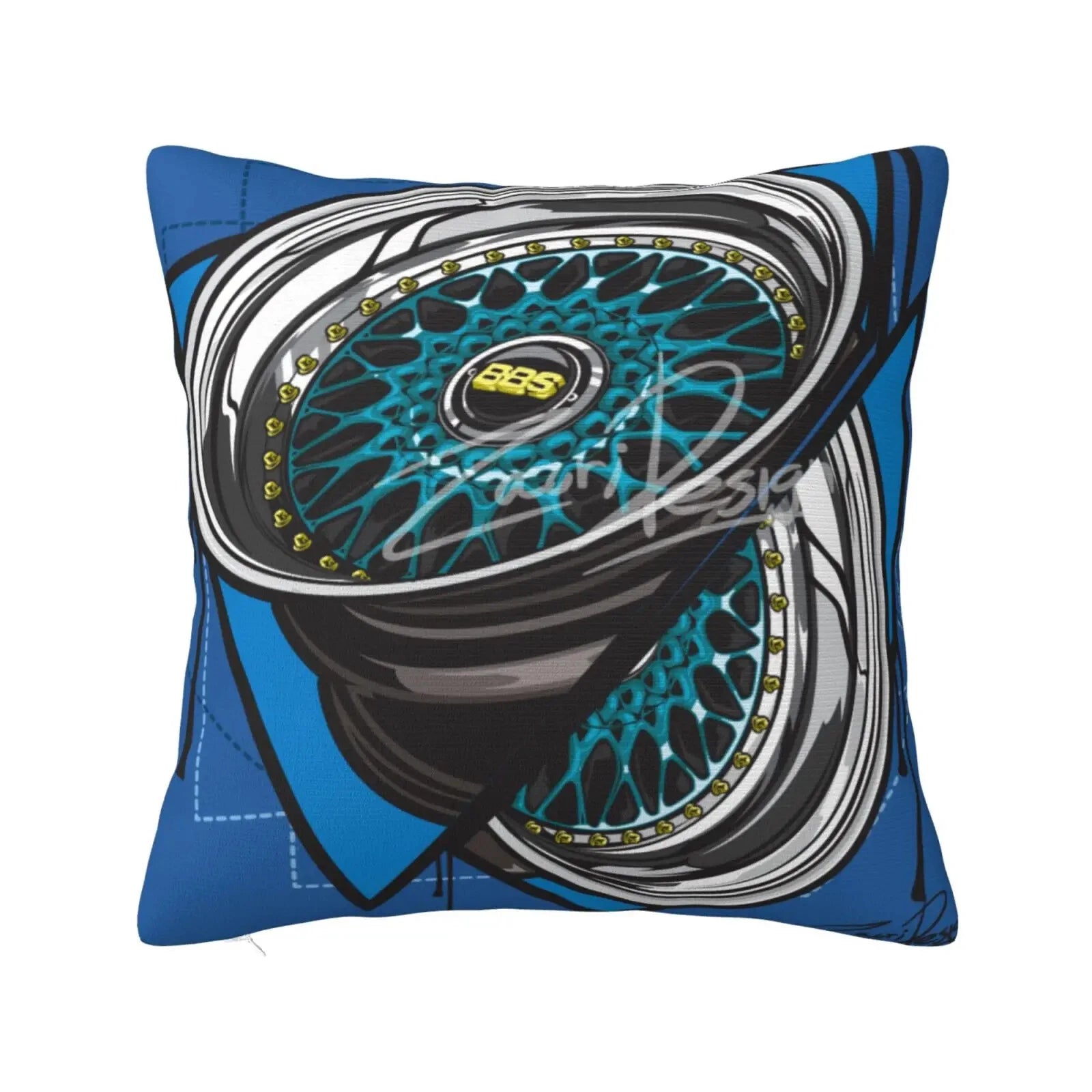 BBS Pattern Print Bedding Pillows Cushion Covers Sofa Pillowcases Pillow Case