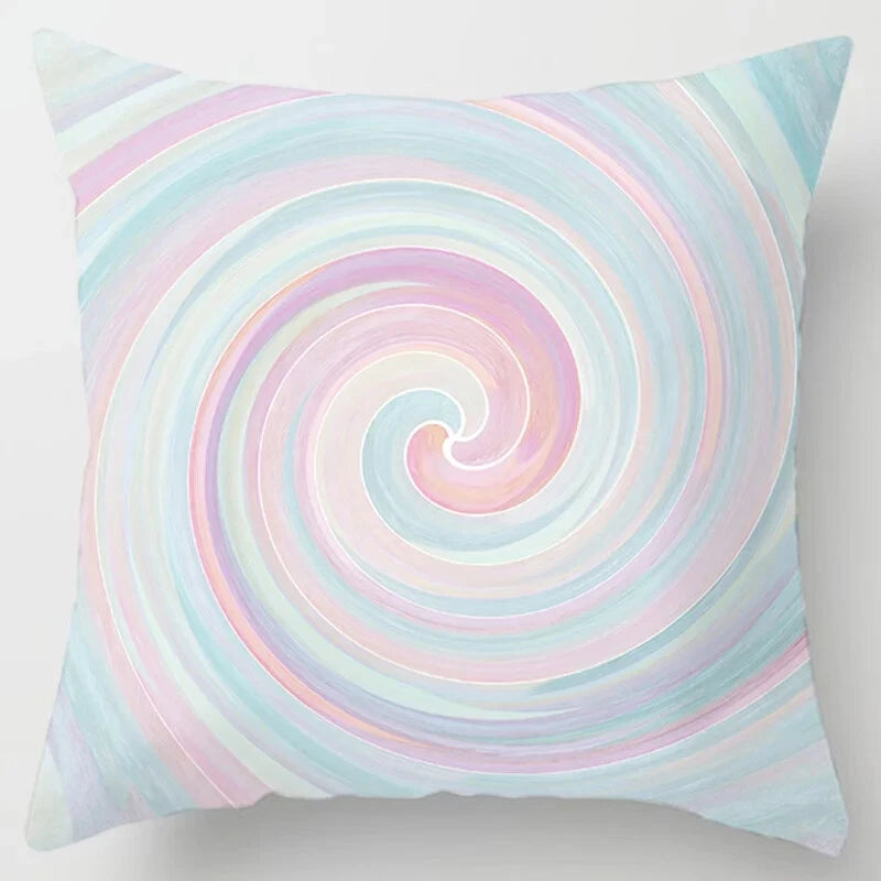 45x45cm Pink Printed Pillowcase Decoration Sofa Cushion Cover Bed  Home  Car