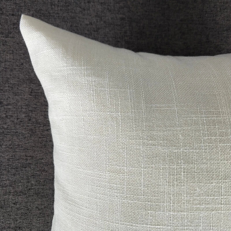 1PC Pillowcase Cushion Cover Throw Waist Pillow Case Cotton Linen Sofa Couch Bed