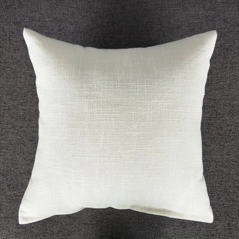 1PC Pillowcase Cushion Cover Throw Waist Pillow Case Cotton Linen Sofa Couch Bed
