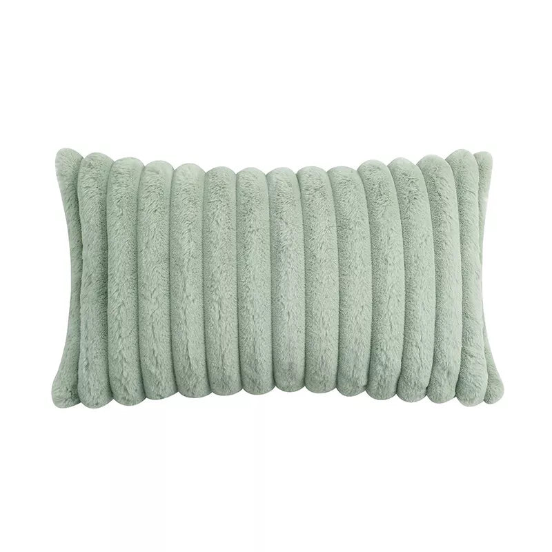 16" 18" 20" 22" 24" Plush Velvet Cushion Cover Sofa Bed Soft Plain Pillow Case