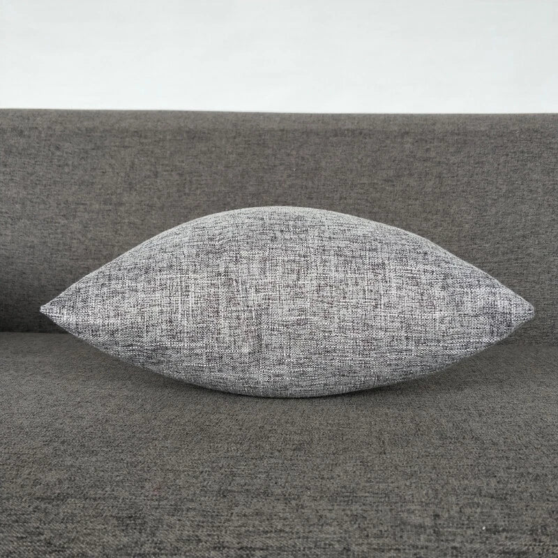 1PC Pillowcase Cushion Cover Throw Waist Pillow Case Cotton Linen Sofa Couch Bed