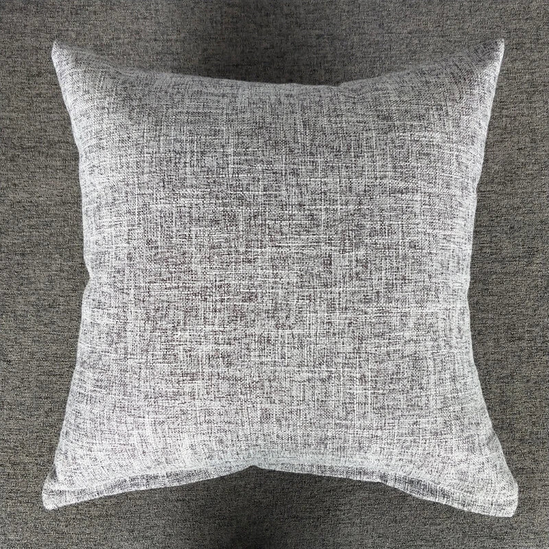 1PC Pillowcase Cushion Cover Throw Waist Pillow Case Cotton Linen Sofa Couch Bed