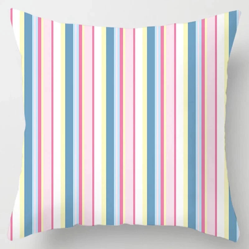 45x45cm Pink Printed Pillowcase Decoration Sofa Cushion Cover Bed  Home  Car