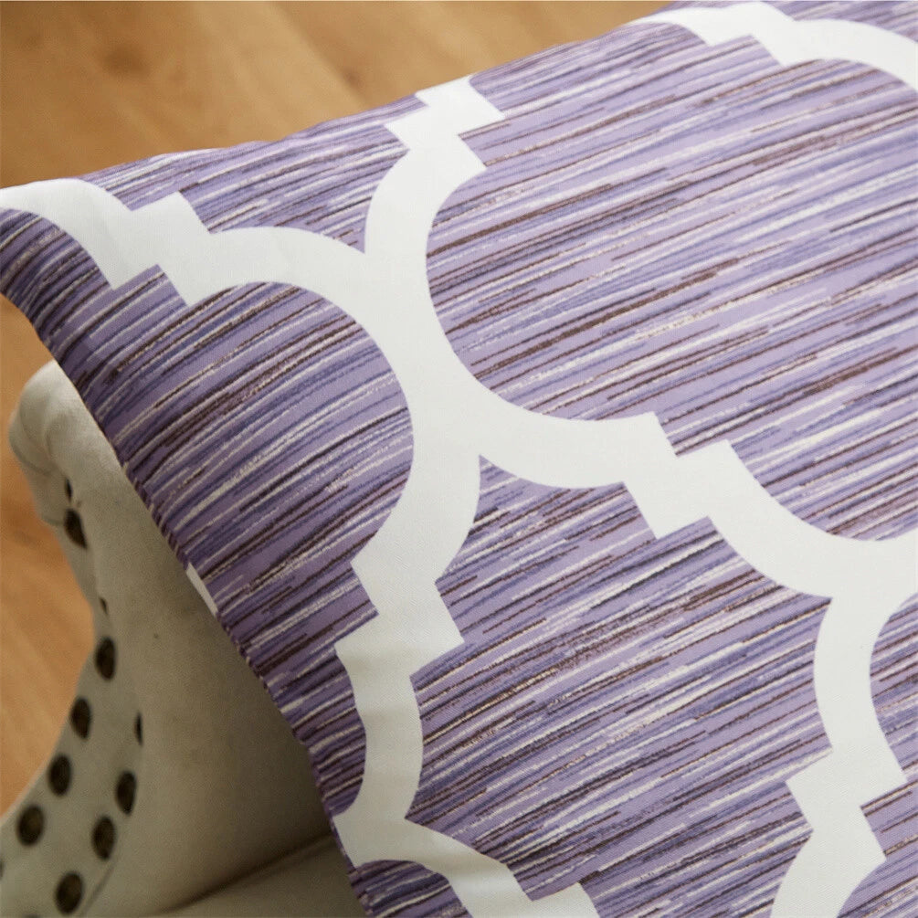 2 x Decorative Honor Throw Pillow Covers for Couch Bed Sofa Simple Pillow Cases