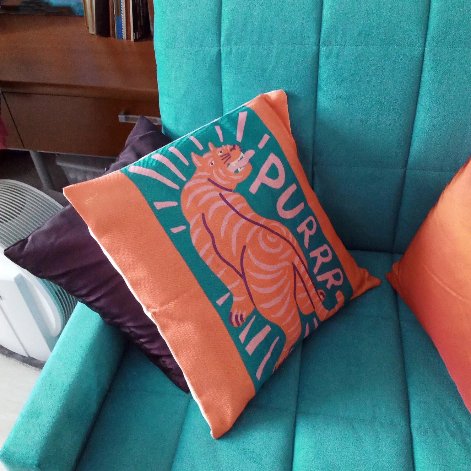 Animal Style Tiger Cushion Case Autumn Jungle Pillowcase Sofa Bed Cushions Cover