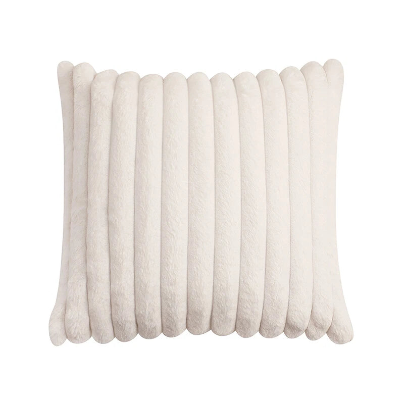 16" 18" 20" 22" 24" Plush Velvet Cushion Cover Sofa Bed Soft Plain Pillow Case