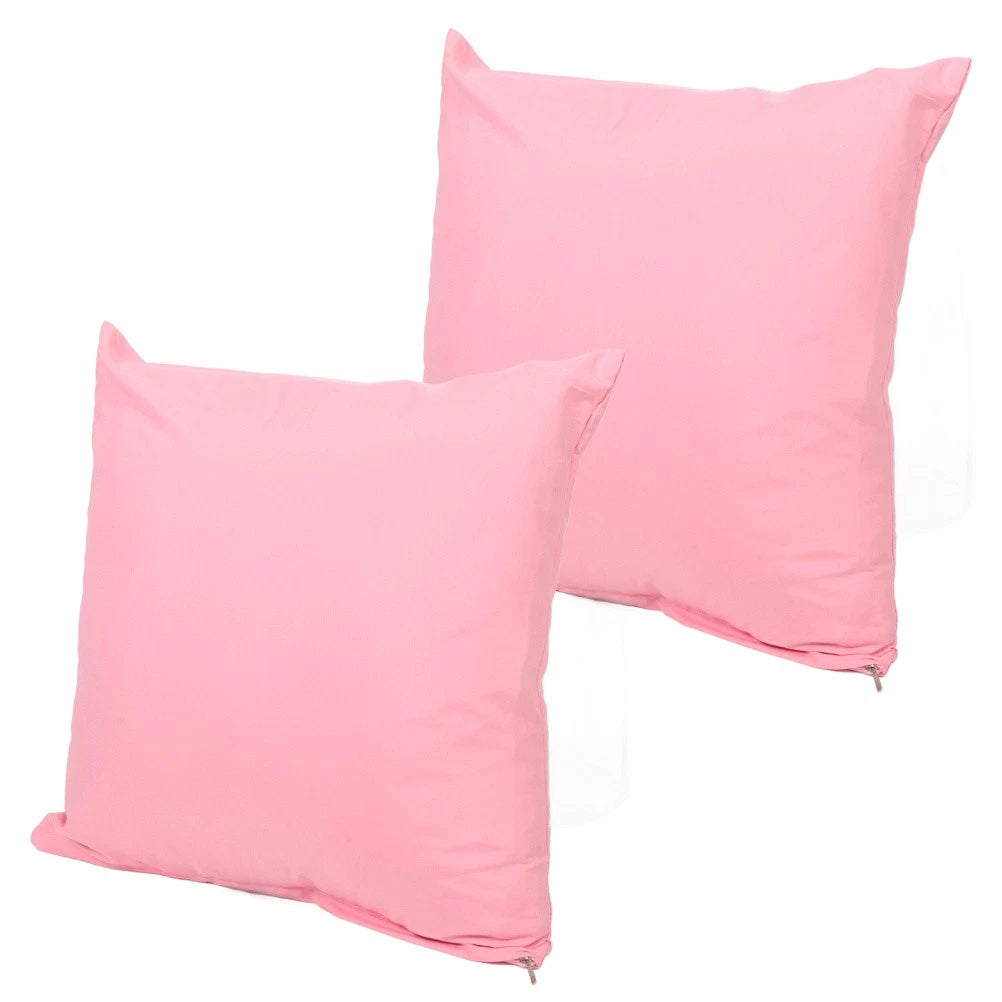 2pcs Throw Pillow Cases: Sofa Couch Bed Decorative Square Cushion Covers Modern