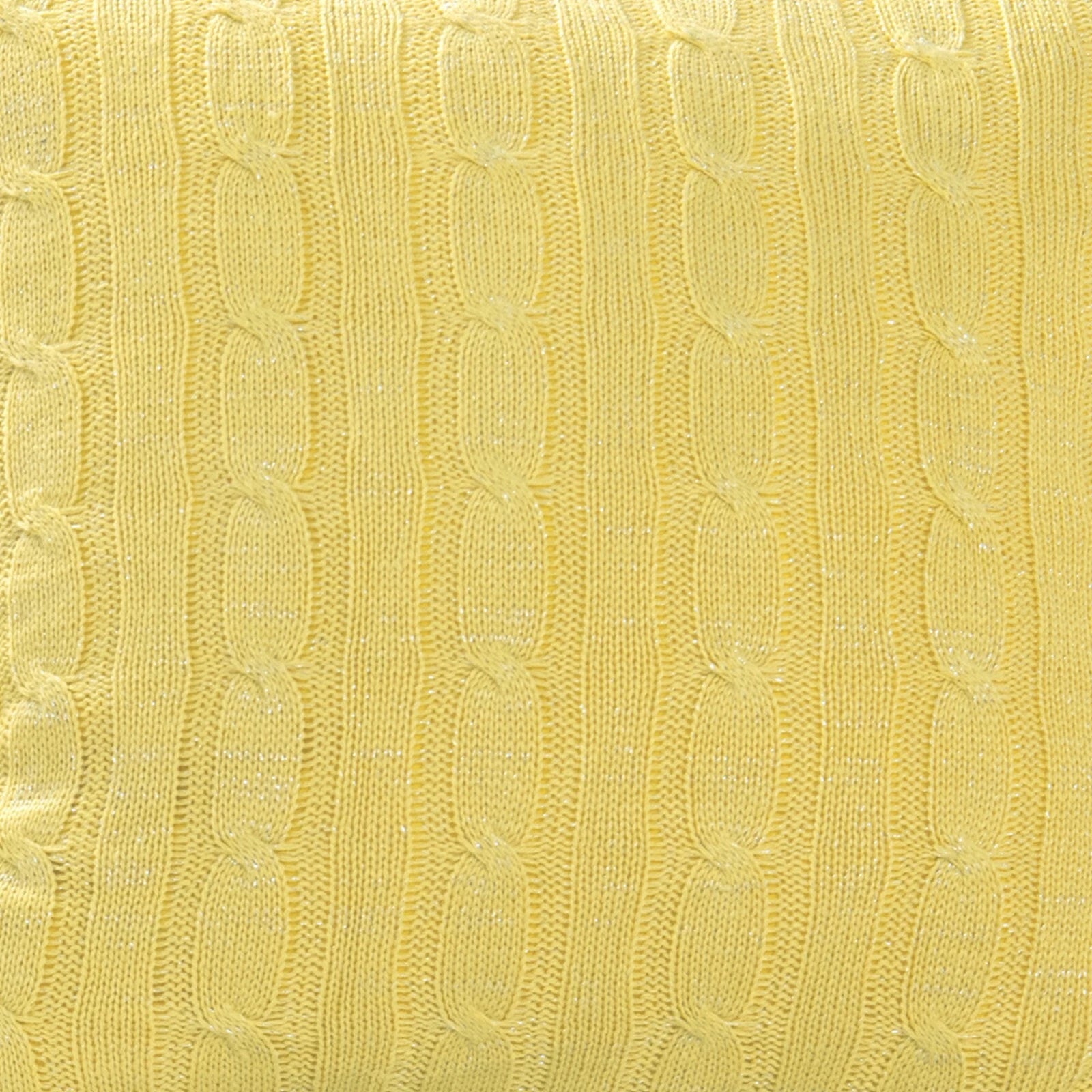 2x Cable Knit Decorative Throw Pillow Cover Square Warm Cushion Cover for Couch