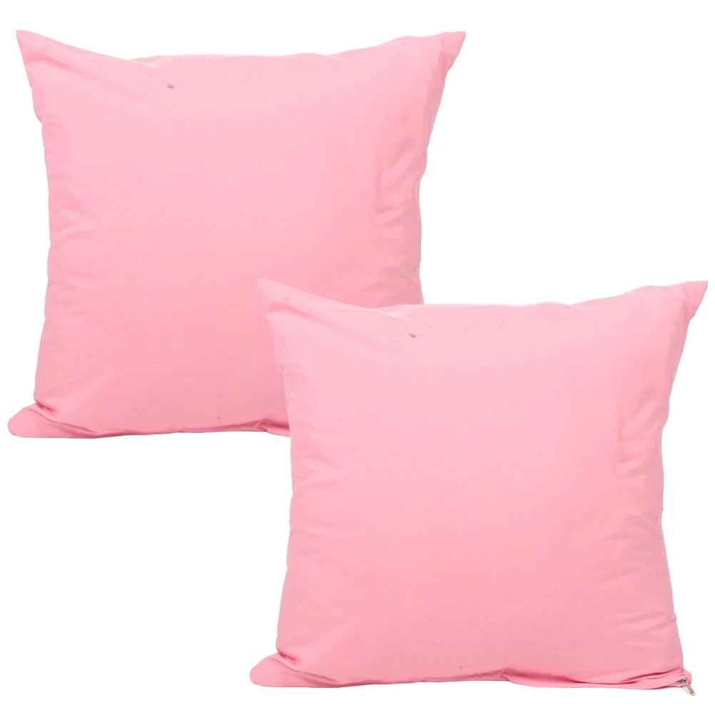 2pcs Throw Pillow Cases: Sofa Couch Bed Decorative Square Cushion Covers Modern