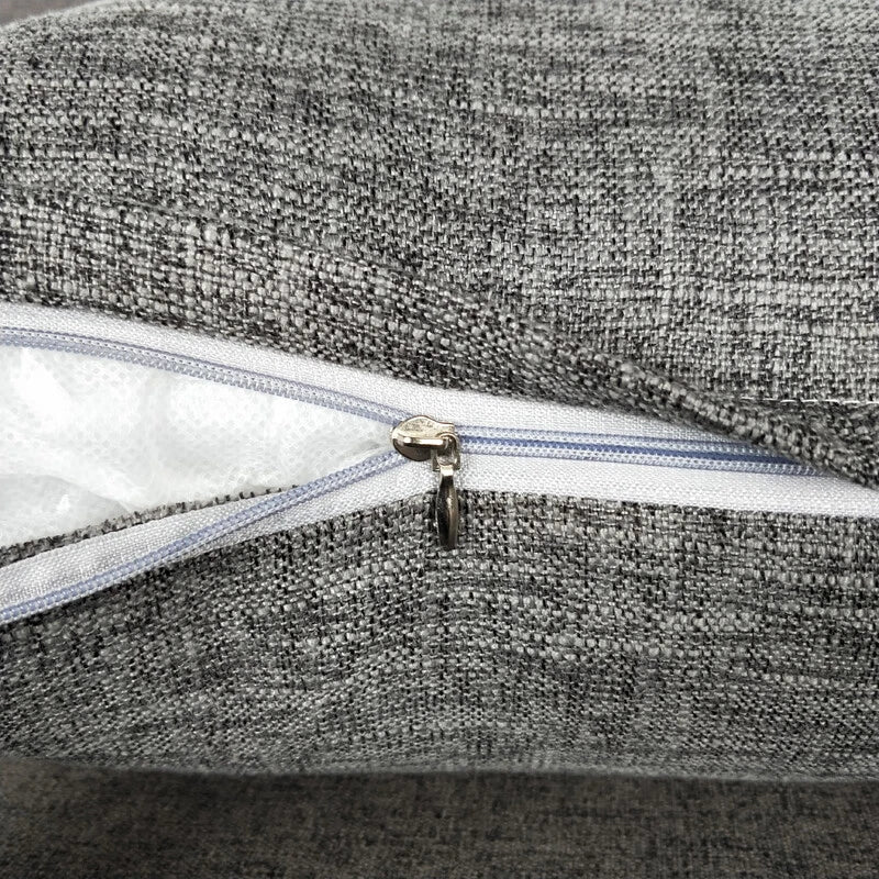 1PC Pillowcase Cushion Cover Throw Waist Pillow Case Cotton Linen Sofa Couch Bed