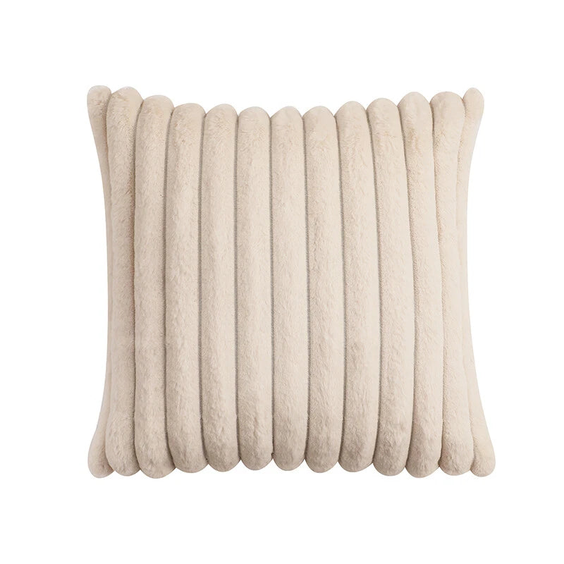 16" 18" 20" 22" 24" Plush Velvet Cushion Cover Sofa Bed Soft Plain Pillow Case