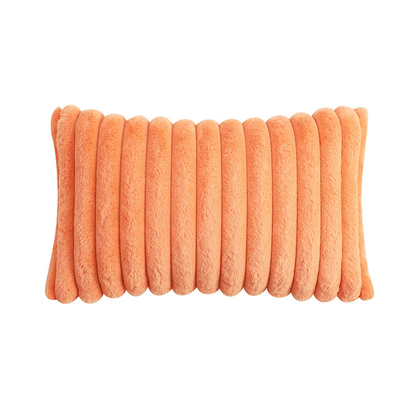 16" 18" 20" 22" 24" Plush Velvet Cushion Cover Sofa Bed Soft Plain Pillow Case