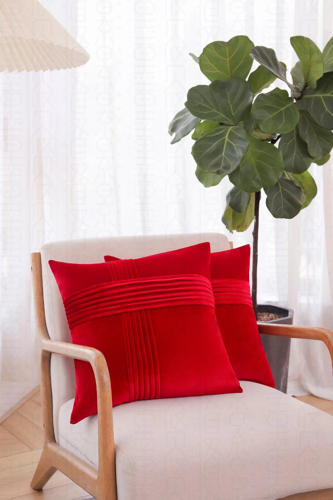 2 Pack Throw Pillow Covers  Sofa Decor Cushion Cases Velvet Premium Cushion