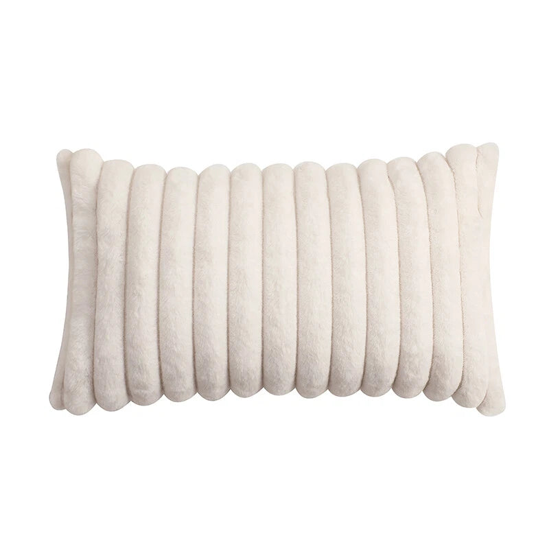 16" 18" 20" 22" 24" Plush Velvet Cushion Cover Sofa Bed Soft Plain Pillow Case