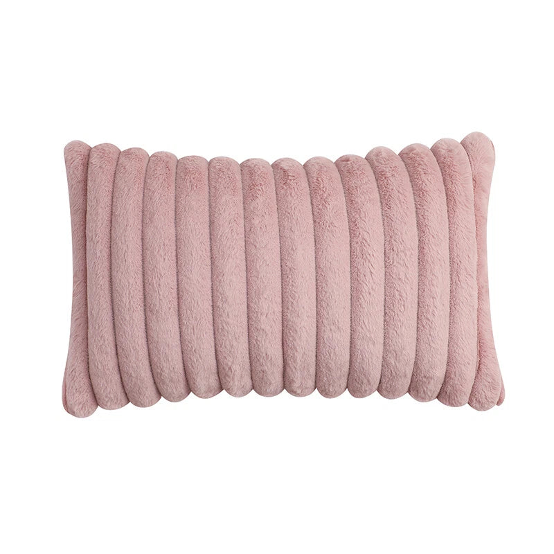 16" 18" 20" 22" 24" Plush Velvet Cushion Cover Sofa Bed Soft Plain Pillow Case