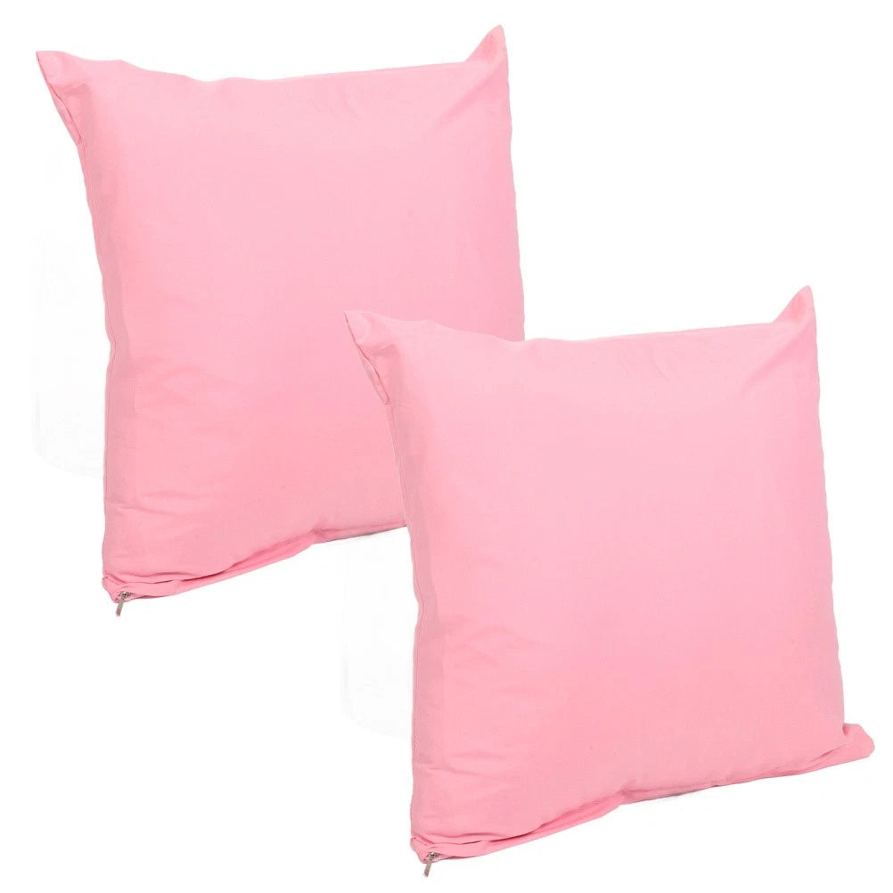 2pcs Throw Pillow Cases: Sofa Couch Bed Decorative Square Cushion Covers Modern