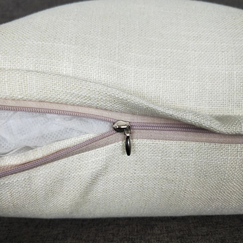 1PC Pillowcase Cushion Cover Throw Waist Pillow Case Cotton Linen Sofa Couch Bed