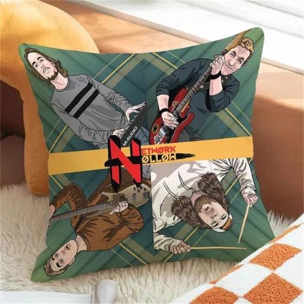 Band Throw Pillow Covers for Bed Cushion Cover Decor Pillowcases Sofa Cushions