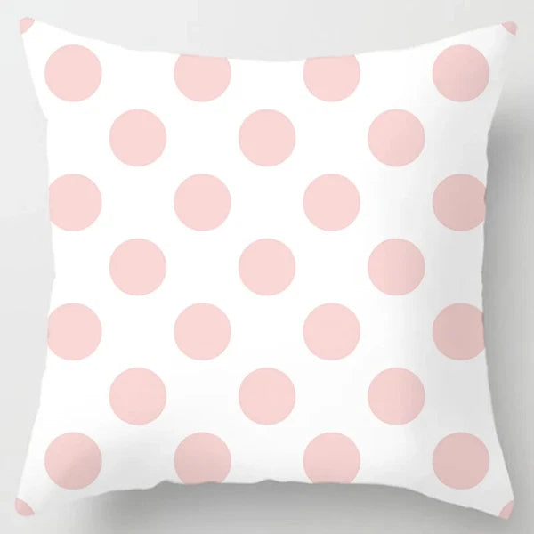 45x45cm Pink Printed Pillowcase Decoration Sofa Cushion Cover Bed  Home  Car