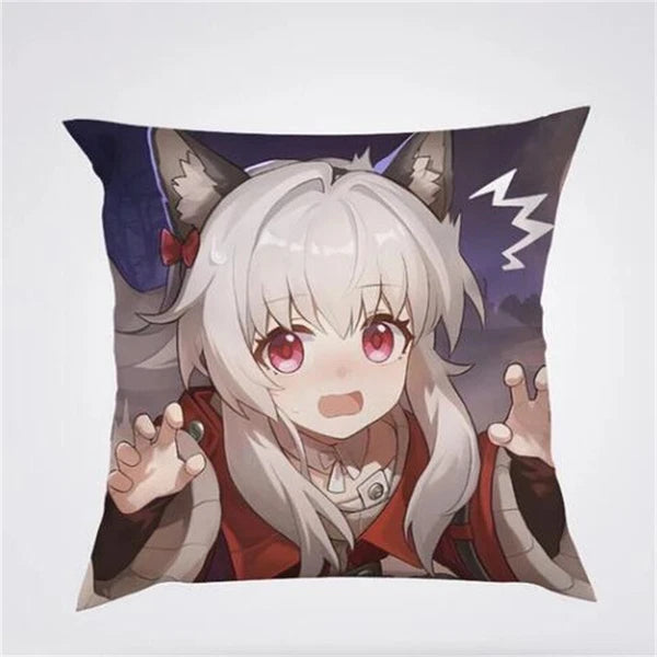 Anime Honkai Star Rail Pillowcase Print Cushion Cover Sofa Home Decor
