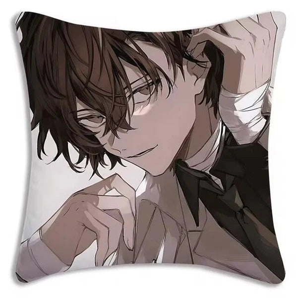 Bungou Stray Dogs Pillow Covers Sofa Decorative Home Printing Cute Cushion Cover