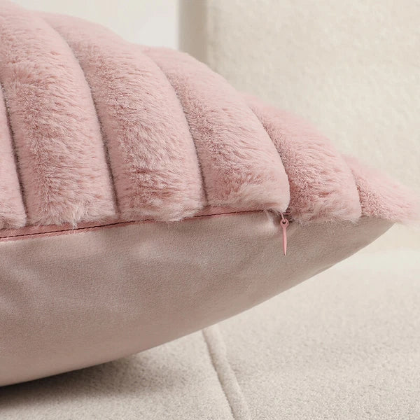 16" 18" 20" 22" 24" Plush Velvet Cushion Cover Sofa Bed Soft Plain Pillow Case