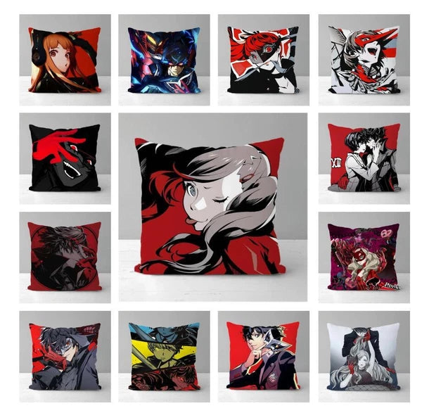 Anime Persona 5 Pillowcase Cushion Cover Sofa Decorative Cartoon Pillow Case