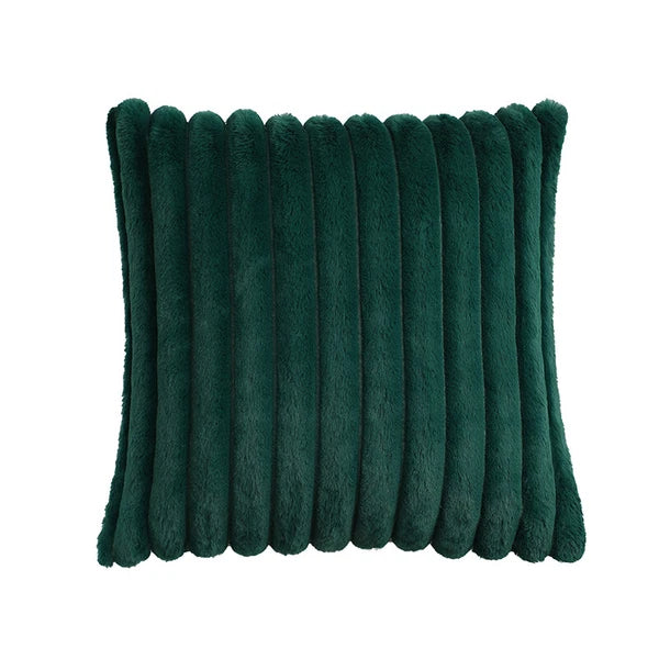 16" 18" 20" 22" 24" Plush Velvet Cushion Cover Sofa Bed Soft Plain Pillow Case