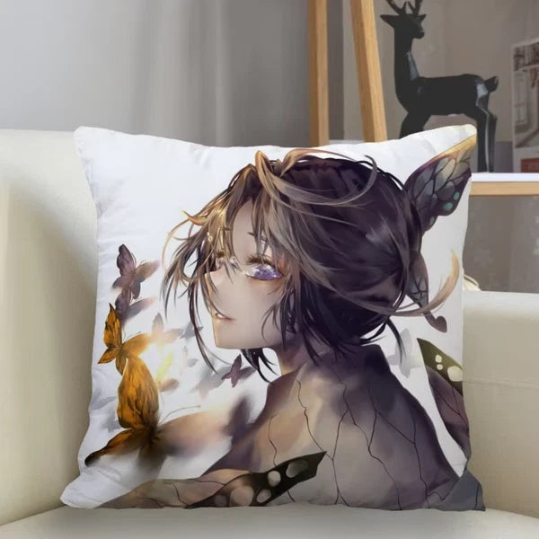 45X45Cm Polyester Demon Slayer Pillowcase Sofa Decoration Cushion Cover Home Dec