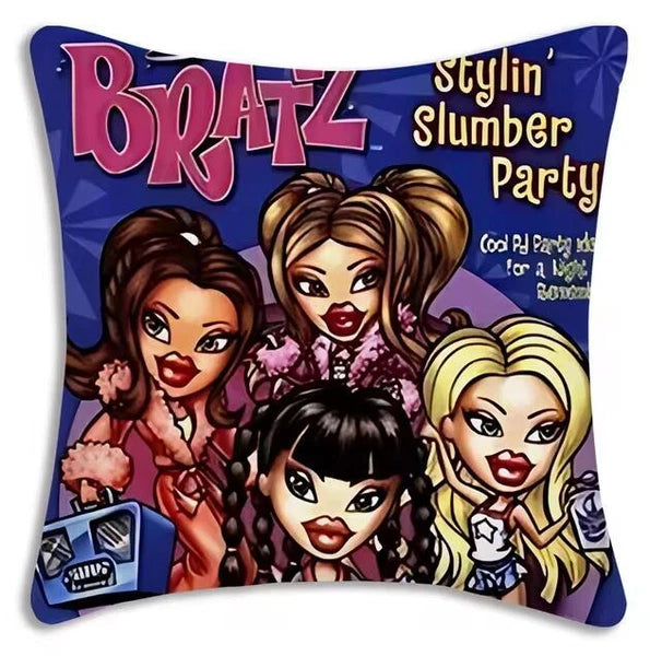 Bratz Doll Pillow Cover Cartoon Sofa Decorative Home Printing Cute Cushion Cover