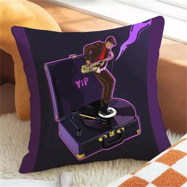 Band Throw Pillow Covers for Bed Cushion Cover Decor Pillowcases Sofa Cushions