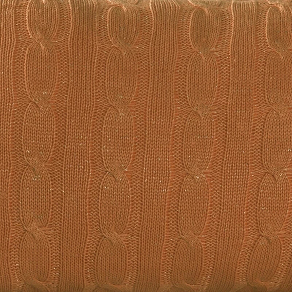 2x Cable Knit Decorative Throw Pillow Cover Square Warm Cushion Cover for Couch