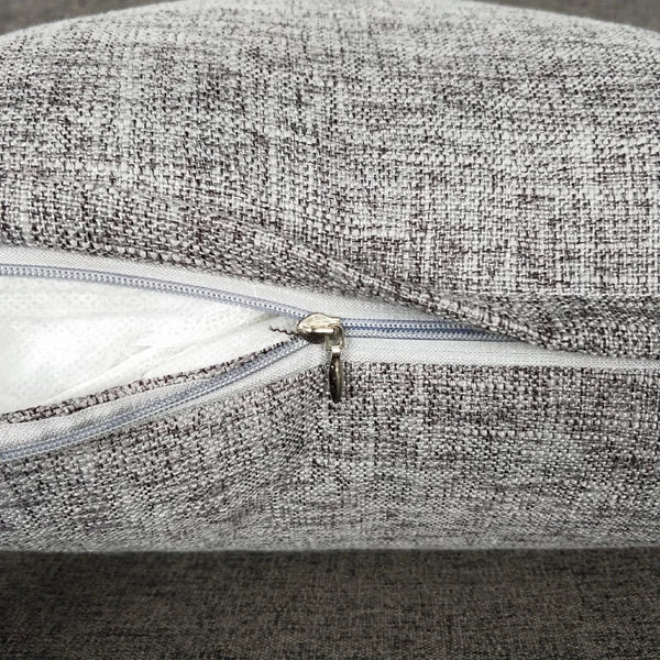 1PC Pillowcase Cushion Cover Throw Waist Pillow Case Cotton Linen Sofa Couch Bed