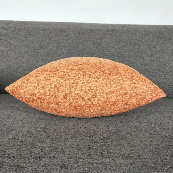 1PC Pillowcase Cushion Cover Throw Waist Pillow Case Cotton Linen Sofa Couch Bed