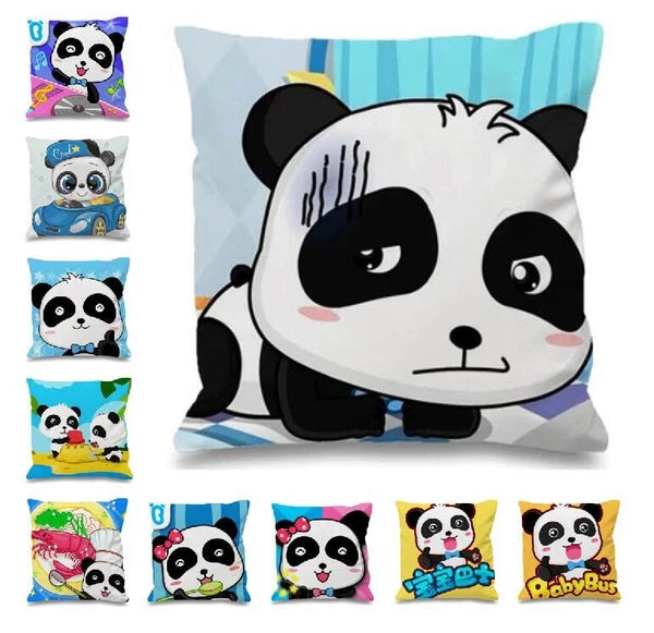 Baby Bus for Sofa Cushions Covers Home Decor Pillowcase Short Plush Bed