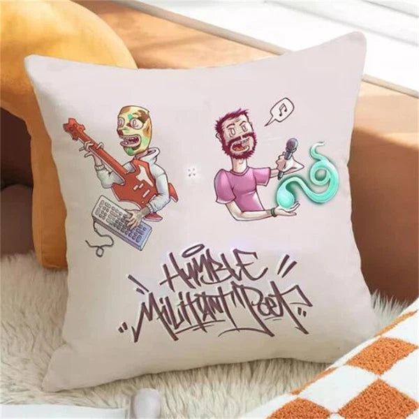 Band Throw Pillow Covers for Bed Cushion Cover Decor Pillowcases Sofa Cushions