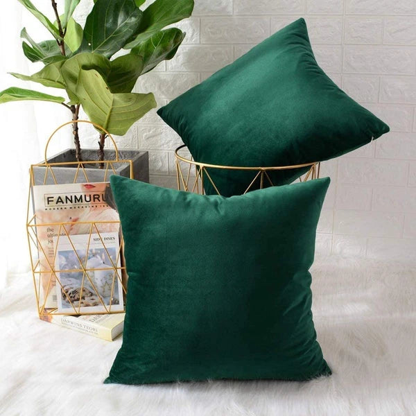 1/2Pcs Throw Pillow Covers Sofa Decor Velvet Cushion Bed Soft Cases 16/18/20" US